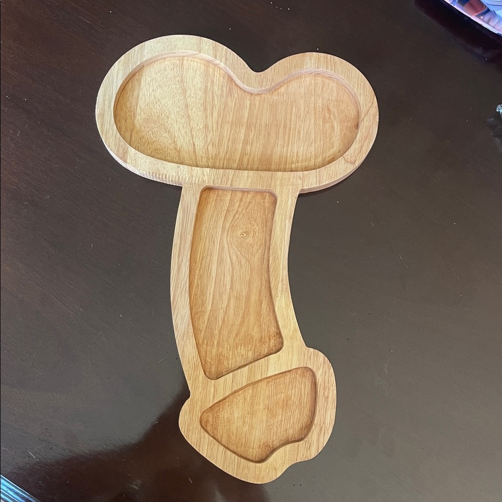 Unique Wooden Novelty serving Tray New unused